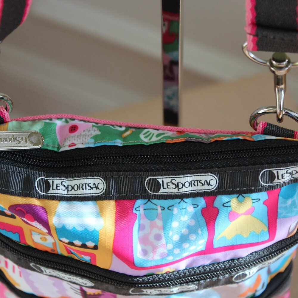 Lesportsac 3 zipper crossbody bag - Picture 3 of 11